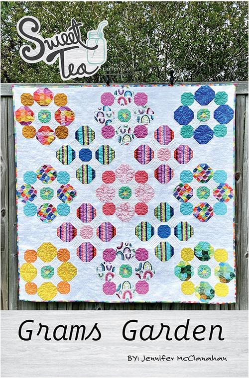 Favorite Flowers by Ruby Star Collaborative: Grams Garden Quilt Kit (Estimated Ship Date Aug. 2024)