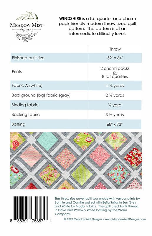 Woodshire Quilt Pattern