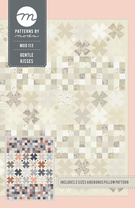 Gentle Kisses Quilt Pattern by Moda Fabrics
