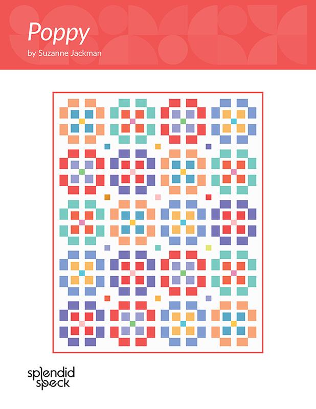 Poppy Quilt Pattern by The Splendid Speck