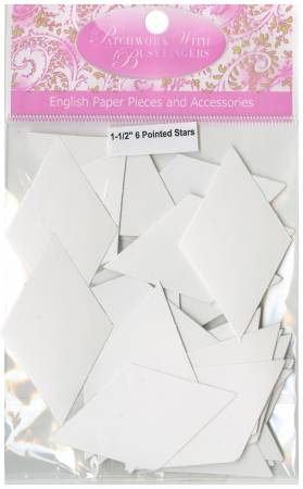 1-1/2in 6 Pointed Star Papers - Special Order