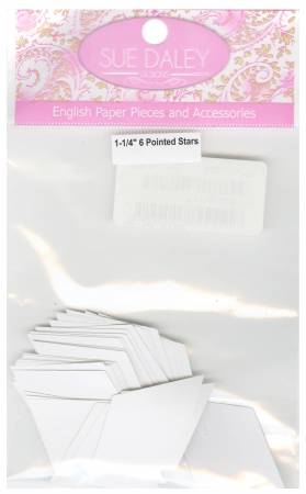 1-1/4in 6 Pointed Star Papers (100 pieces per bag) - Special Order