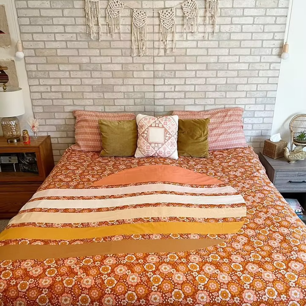 70's Sun Quilt Pattern by The Retro Quilter