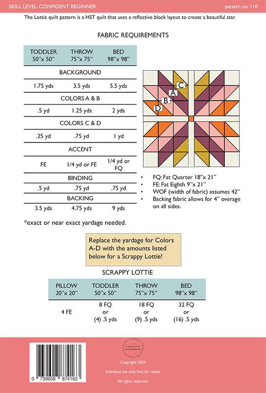 Lottie Quilt Pattern