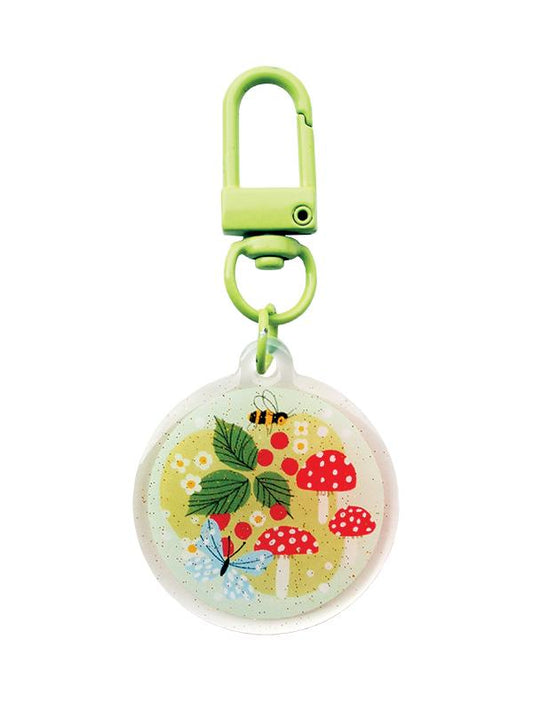 Zipper Gltr Charm Tiny Meadow