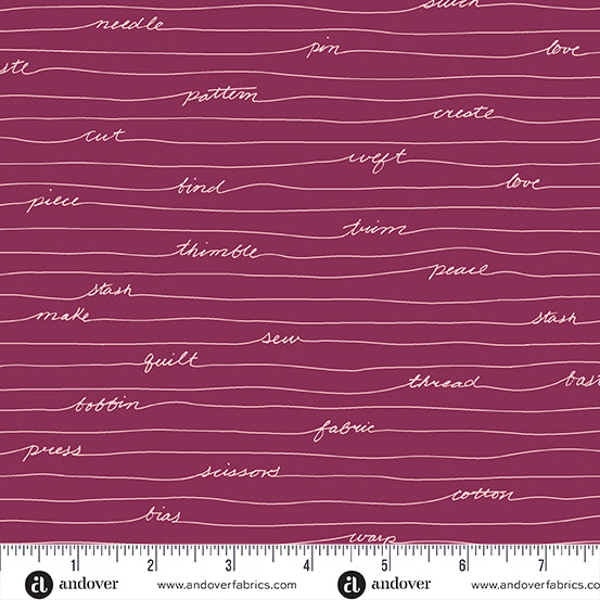 Scrawl by Giucy Giuce : Longhand Malbec A-1216-P