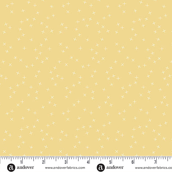 Crisscross by Andover Fabrics - Sunshine  A1345-LY (Estimated Arrival Date- January 2025)
