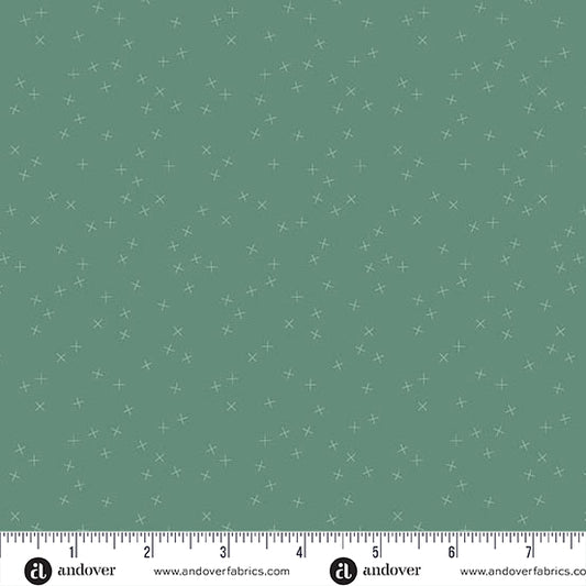 Crisscross by Andover Fabrics - Sage A1345-T (Estimated Arrival Date- January 2025)