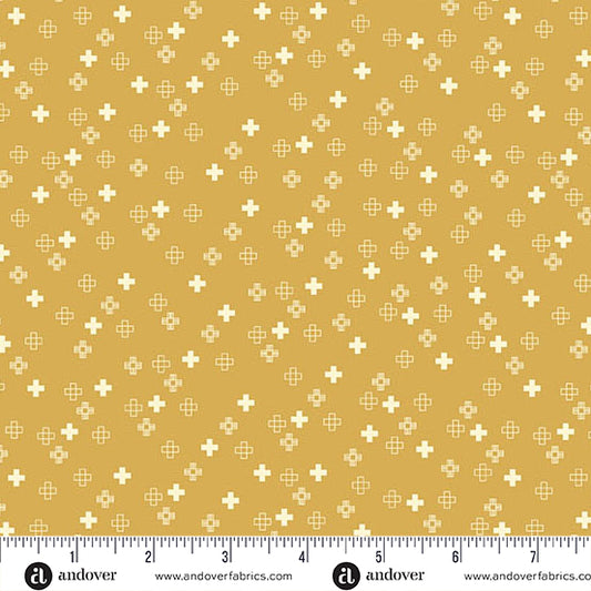 Conway Cottage by Karen Lewis Textiles : Plus Point Yellow A1418-Y (Estimated Arrival April 2025)