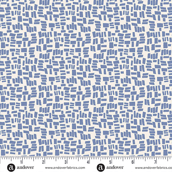 Conway Cottage by Karen Lewis Textiles : Cobblestone Blue A1421-B (Estimated Arrival April 2025)