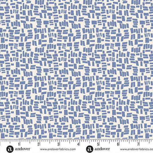 Conway Cottage by Karen Lewis Textiles : Cobblestone Blue A1421-B (Estimated Arrival April 2025)