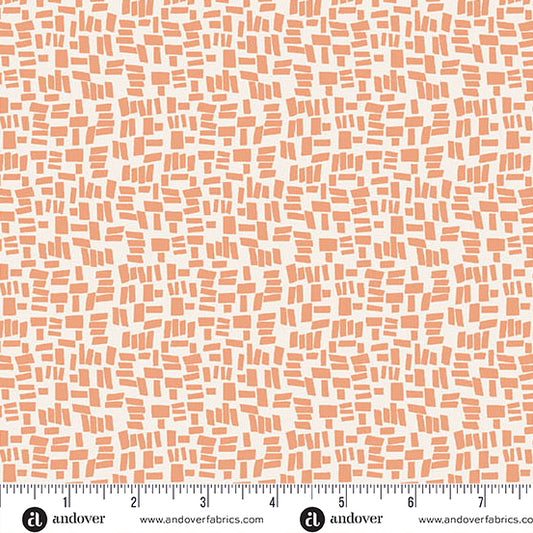 Conway Cottage by Karen Lewis Textiles : Cobblestone Peach A1421-O (Estimated Arrival April 2025)