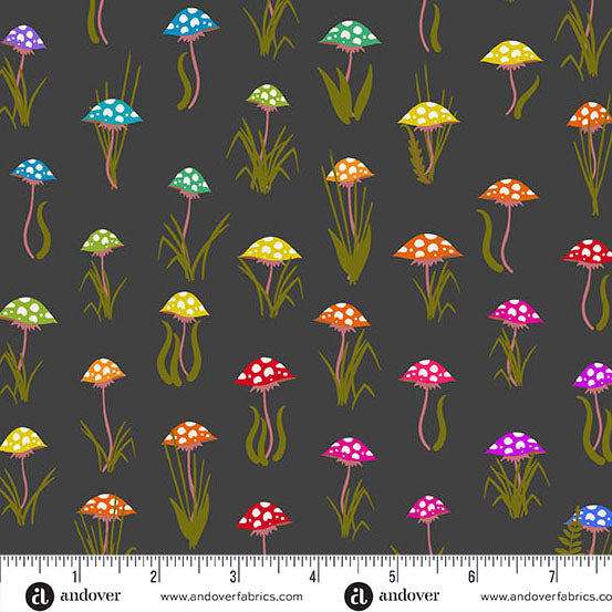 Color Wheel by Alison Glass : Mushroom Parade Night A1144-K (Estimated Arrival April 2025)