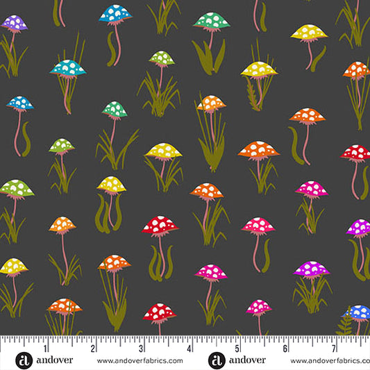 Color Wheel by Alison Glass : Mushroom Parade Night A1144-K (Estimated Arrival April 2025)