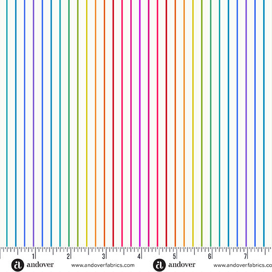 Color Wheel by Alison Glass : Spectrum Striped Day A1147- L (Estimated Arrival April 2025)