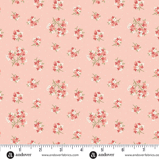 Lighthouse by Laundry Basket Quilts - Sand Verbena Cherry Ice Cream A1479-E (Estimated Arrival- Feb. 2025)