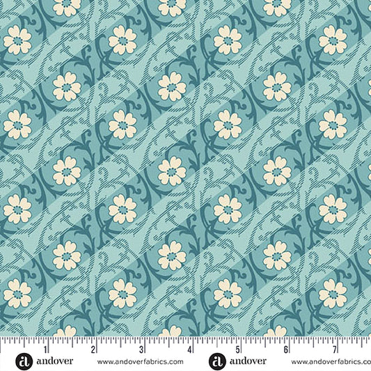 Lighthouse by Laundry Basket Quilts - Salt Marsh Mallow Splash A1483-B (Estimated Arrival- Feb. 2025)