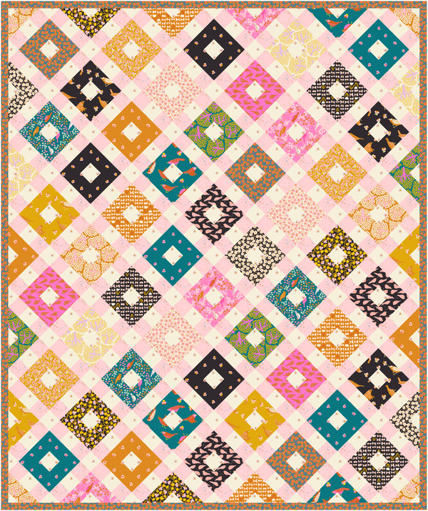 Bird is the Word by Kimberly Kight : The Lydia Quilt Kit (Estimated Arrival Dec.2024)