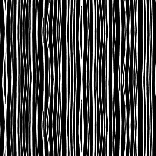 Urban Vibe by Chelsea DesignWorks : Scrafitto Stripe Black 8158-99 (Estimated Arrival Oct.2024)