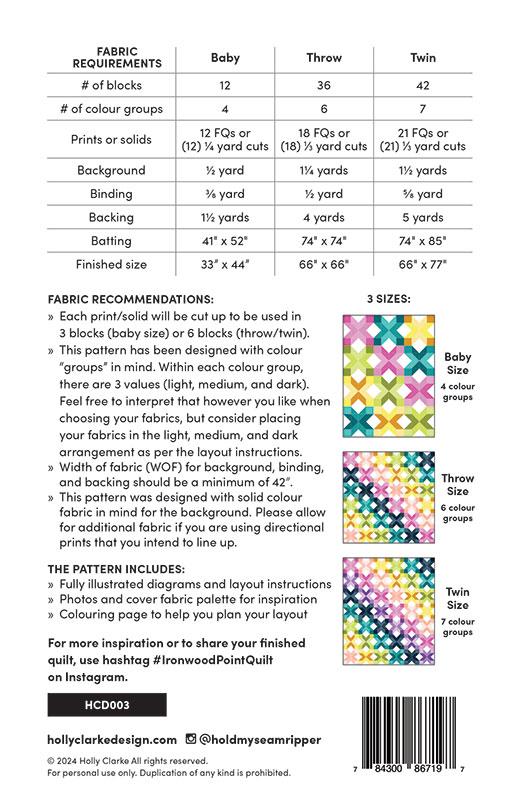 Carousel by Melody Miller : Ironwood Point Quilt Kit (Estimated Arrival Feb. 2025)