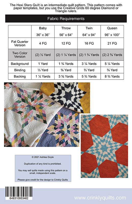 ooh Lucky Lucky by Alexia Marcelle Abegg : Hexi Stars Quilt Kit (Estimated Arrival Mar. 2025)