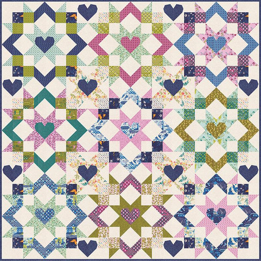 Star Crossed Lovers Quilt Pattern by Sariditty