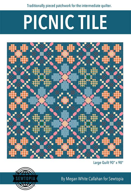 Picnic Tile Quilt Pattern by Sewtopia