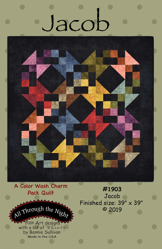 Jacob Quilt Pattern by Bonnie Sullivan of All Through the Night