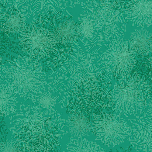Éléments floraux - FE-540-Vert tropical