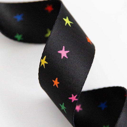 Starry by Alexia Abegg Vivid Black 1.5" Wide Webbing