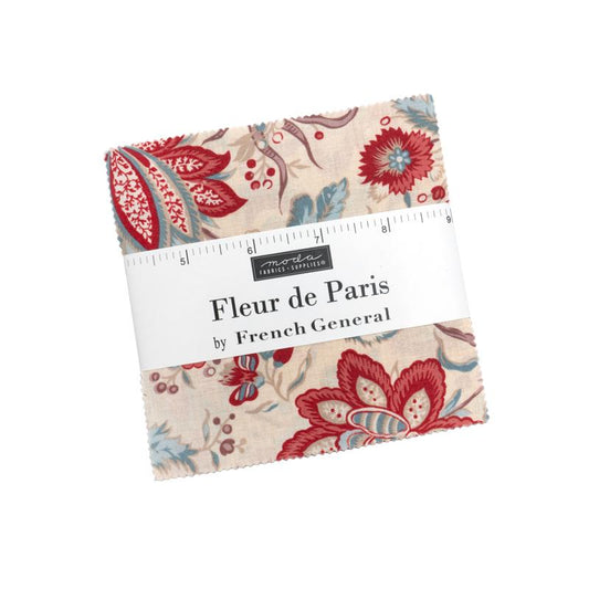 Fleur de Paris by French General : Charm Pack