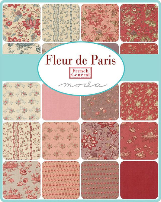 Fleur de Paris by French General : Charm Pack