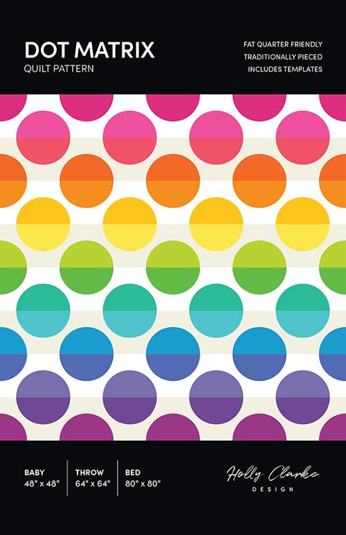 Dot Matrix Quilt Pattern by Holly Clarke Design