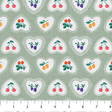 Cherry Orchard by Bernadett Urbanovics : Doilies Green 91318-74