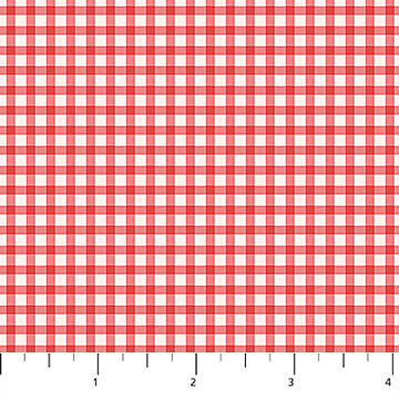 Cherry Orchard by Bernadett Urbanovics : Gingham Red 91319-26