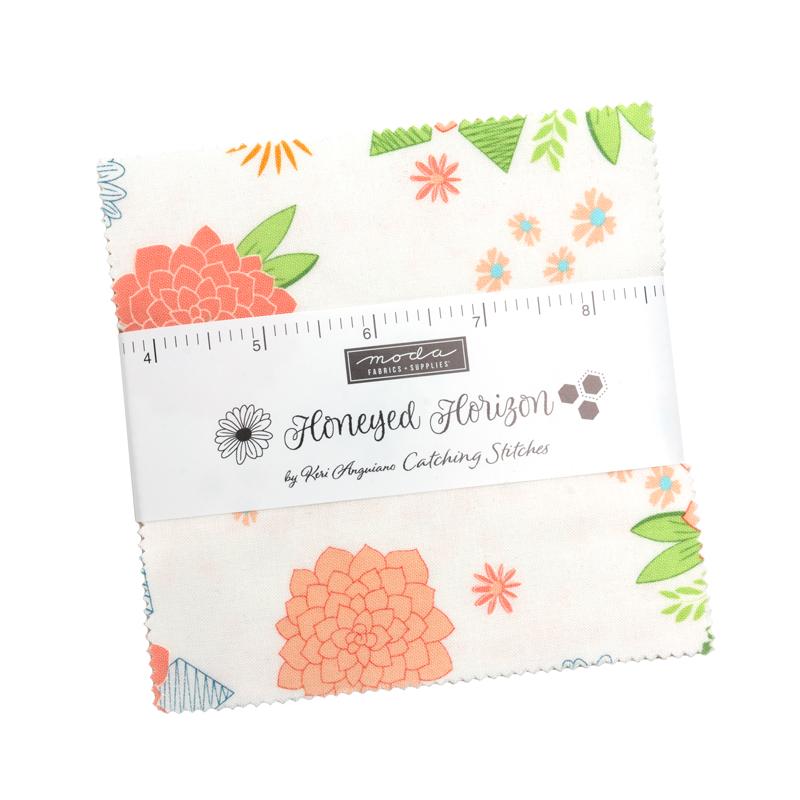Honeyed Horizon by Catching Stitches : Charm Pack