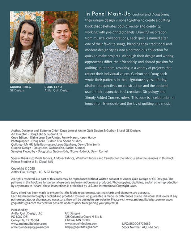 Panel Mashup Quilt Book by Antler Quilt Design