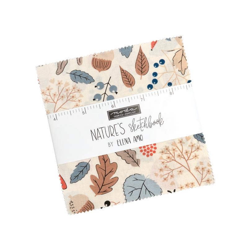 Nature's Sketchbook by Elena Amo : Charm Pack
