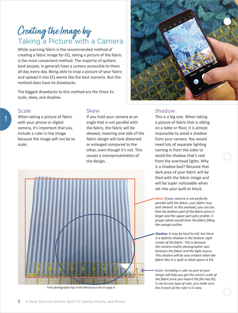 A Deep Dive into Electric Quilt 8: Fabrics, Panels & Photos # B-DDFAB - Special Order