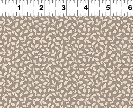 A Fruitful Life by Julia Khimich : Leaves Y4815-62 Taupe