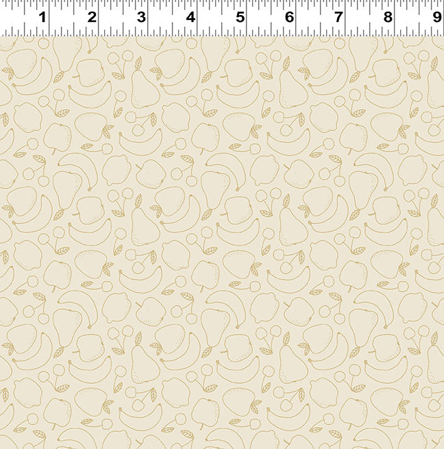 A Fruitful Life by Julia Khimich : Tonal Fruit Y4812-11 Light Khaki