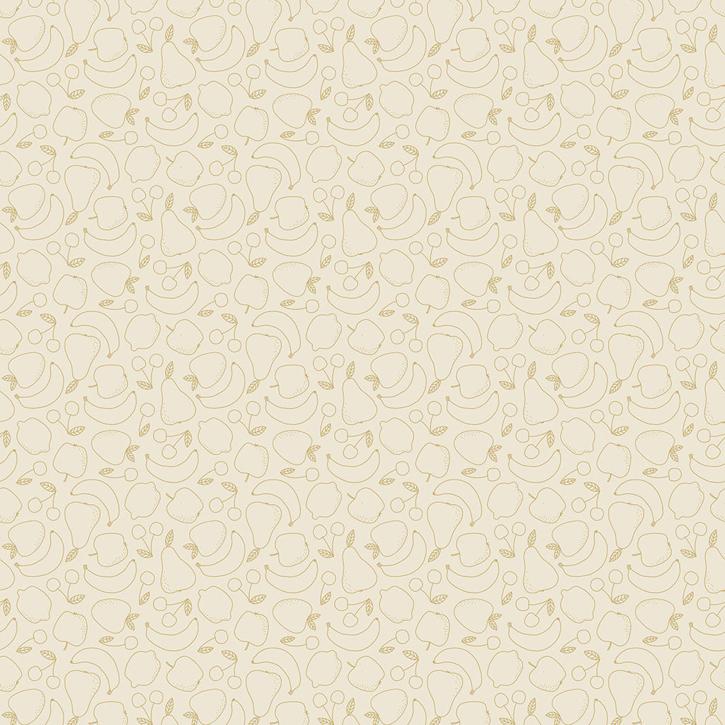 A Fruitful Life by Julia Khimich : Tonal Fruit Y4812-11 Light Khaki