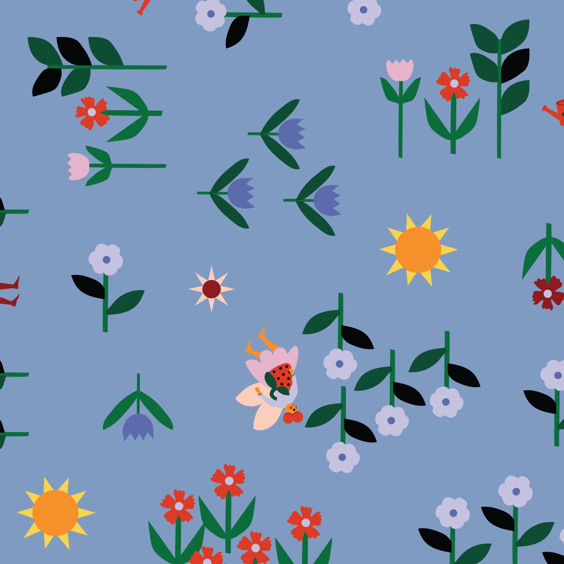 A Tulip Story by Leah Duncan : Fairy Magic Fields Blue 229293