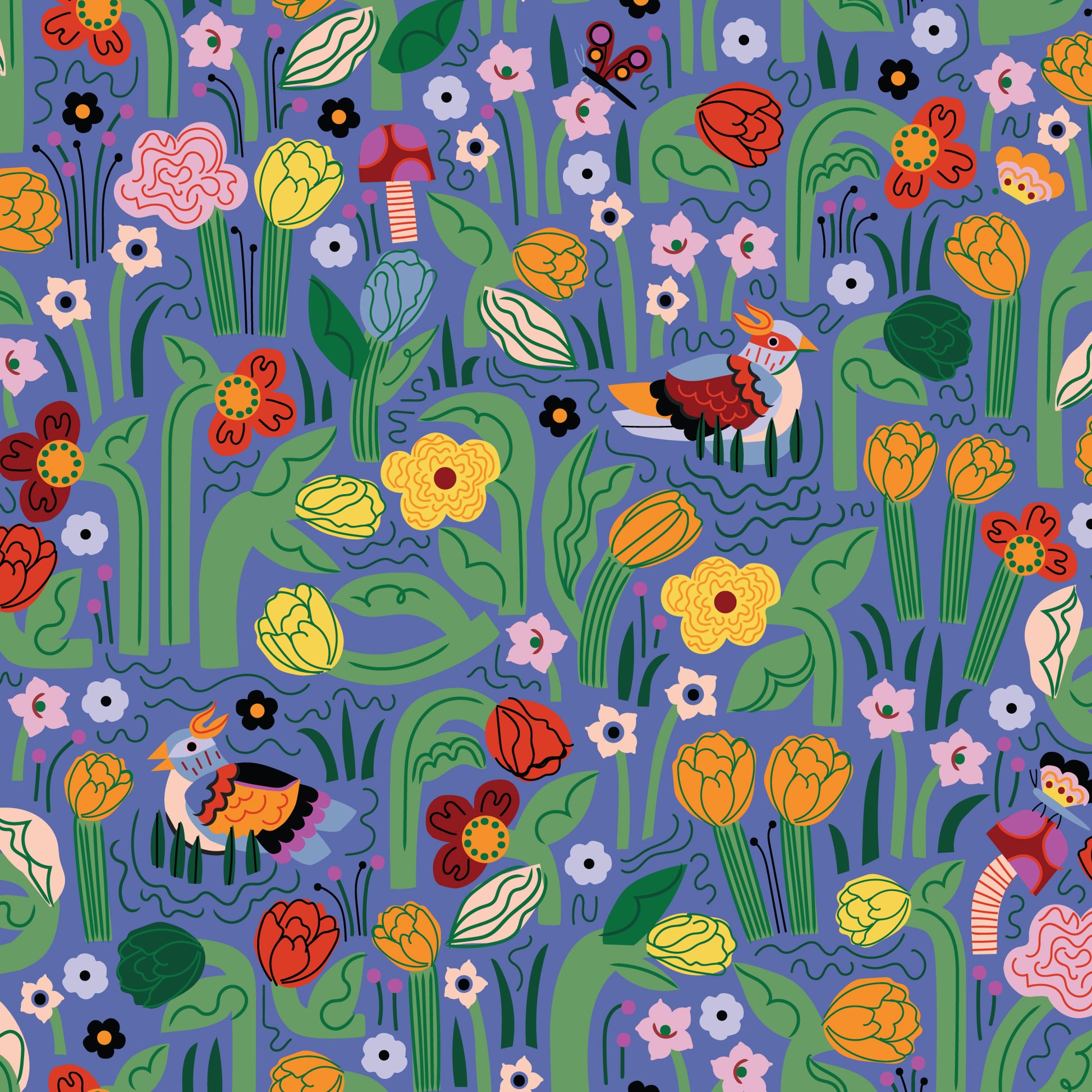 A Tulip Story by Leah Duncan : It's A Small World Blue 229303