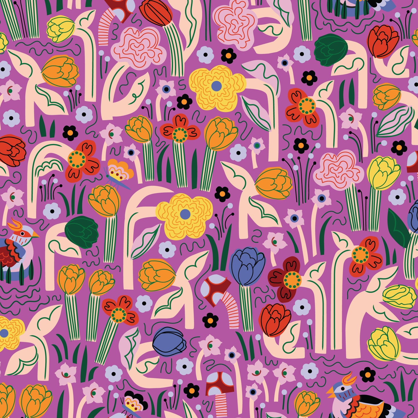 A Tulip Story by Leah Duncan : It's A Small World Purple 229302