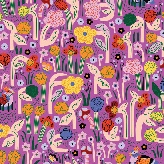 A Tulip Story by Leah Duncan : It's A Small World Purple 229302