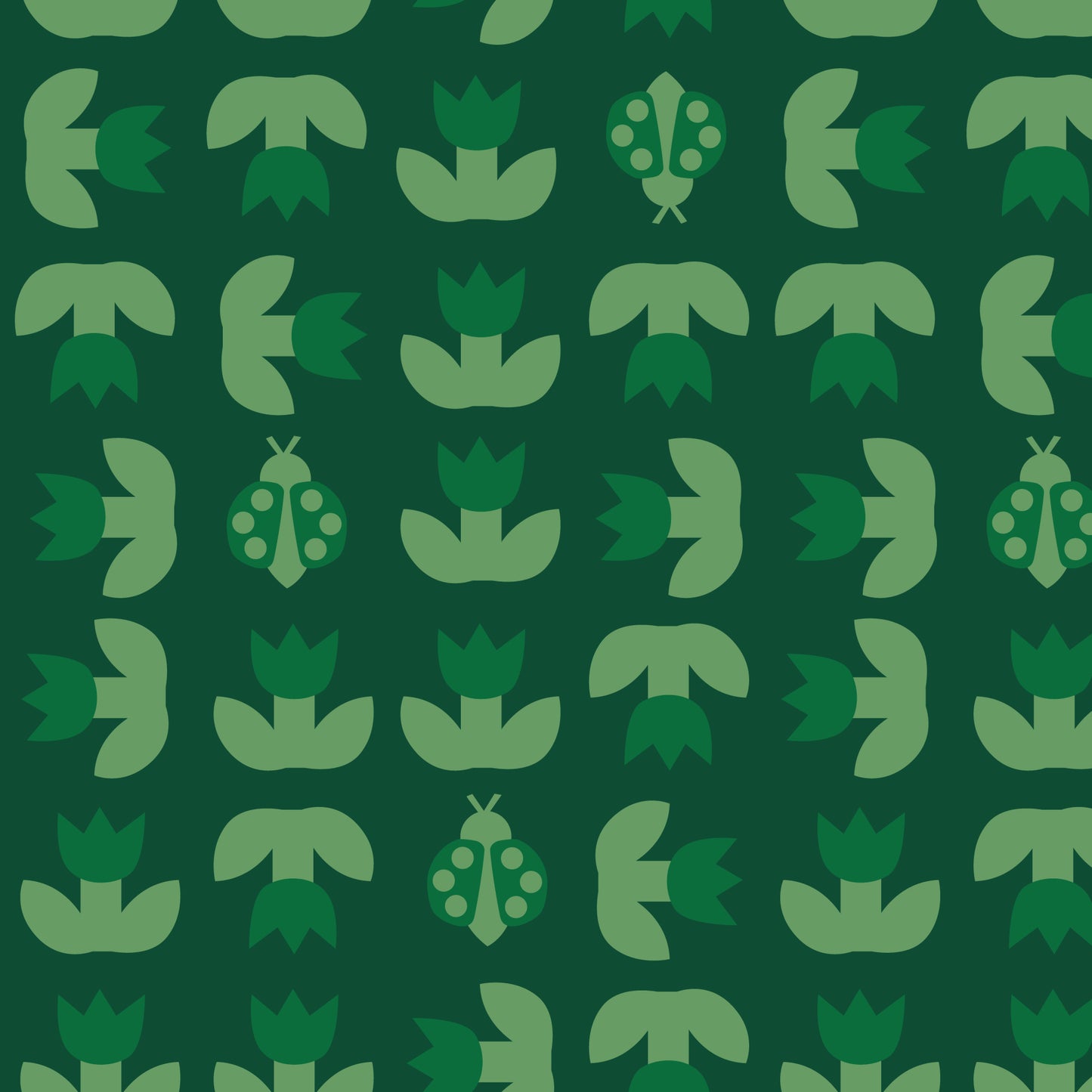 A Tulip Story by Leah Duncan : Ladybird and Tulip Green 229306