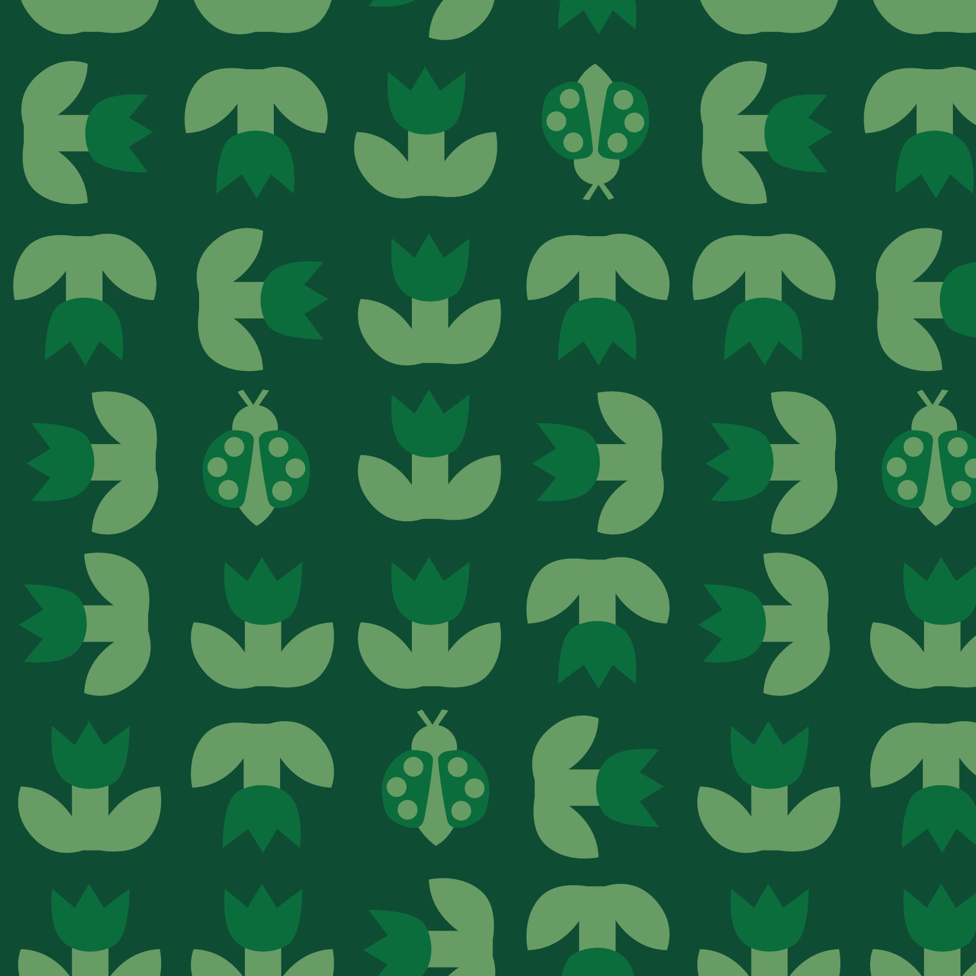 A Tulip Story by Leah Duncan : Ladybird and Tulip Green 229306