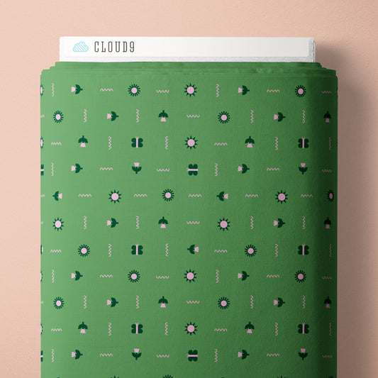 A Tulip Story by Leah Duncan : Little Sun Squiggle Green 229296