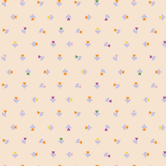 A Tulip Story by Leah Duncan : Petite Tulips Cream 229309